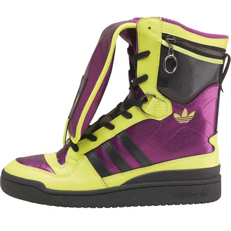 adidas high tops yellow